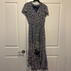 High-Low Floral Dress